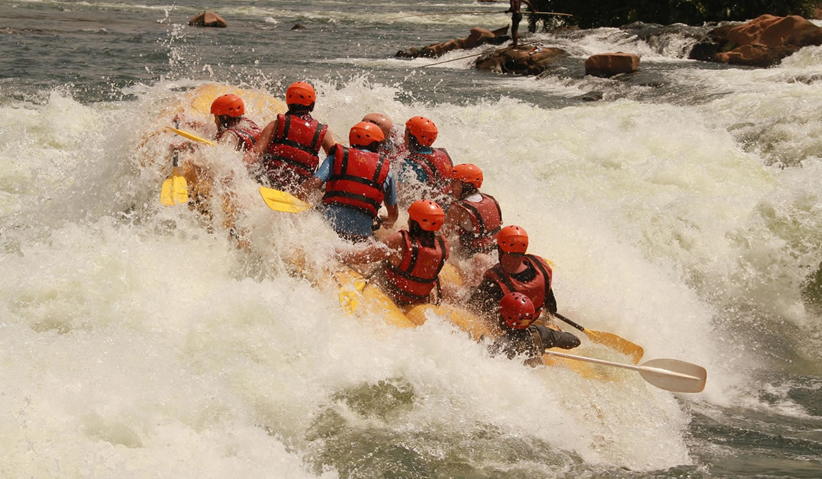 White Water Rafting on River Nile in Uganda